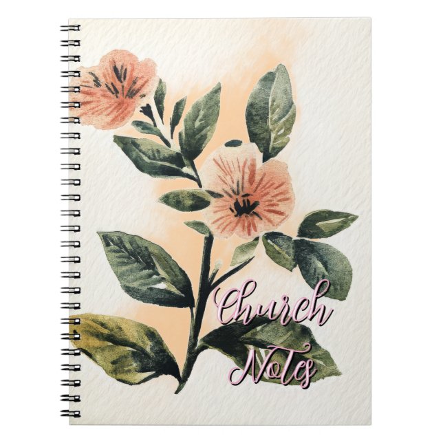 Church notes notebook (Front)