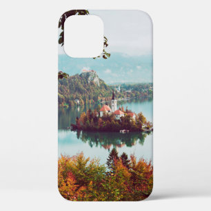 Church of Assumption in Lake Bled Slovenia in the iPhone 12 Case