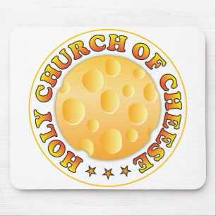 Church Of Cheese Mouse Mat