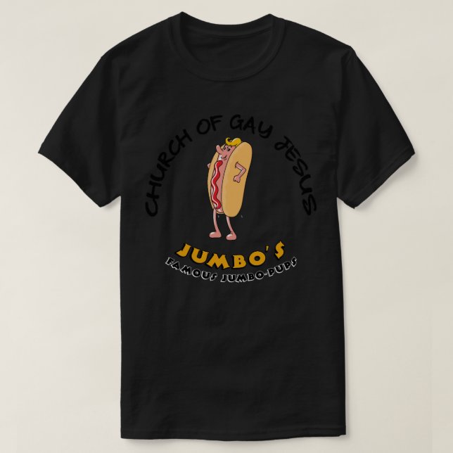 Church Of Gay Jesus Shameless Classic T-Shirt (Design Front)
