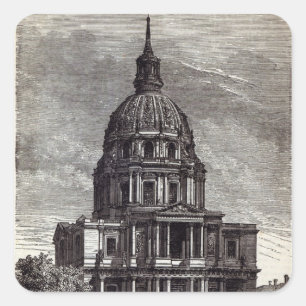 Church of Invalides, containing Tomb of Square Sticker