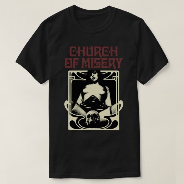 Church Of Misery Band T-Shirt.png T-Shirt (Design Front)