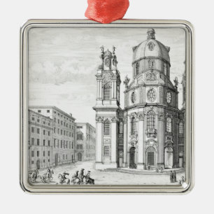 Church of Notre Dame, Salzburg, Austria, from 'Ent Metal Tree Decoration