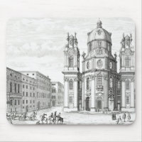 Church of Notre Dame, Salzburg, Austria, from 'Ent