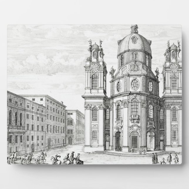 Church of Notre Dame, Salzburg, Austria, from 'Ent Plaque (Front)