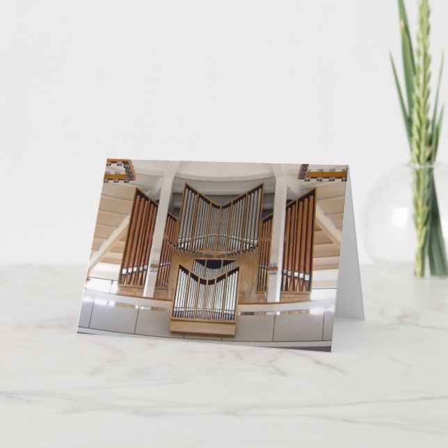 Church of our Lady, Rumia organ card (Front)