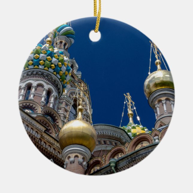 Church of Our Saviour on The Spilled Blood Ceramic Tree Decoration (Front)