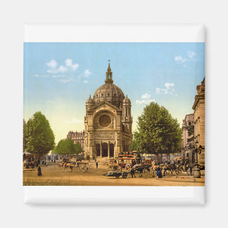 Church of Saint Augustine, Vintage Paris France Magnet
