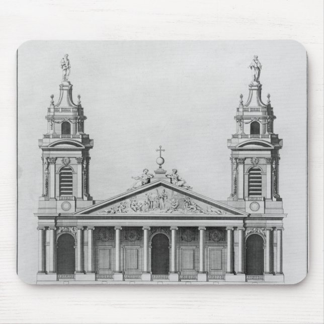 Church of Saint-Sulpice Mouse Mat (Front)