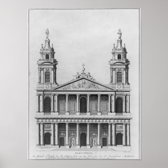 Church of Saint-Sulpice Poster (Front)