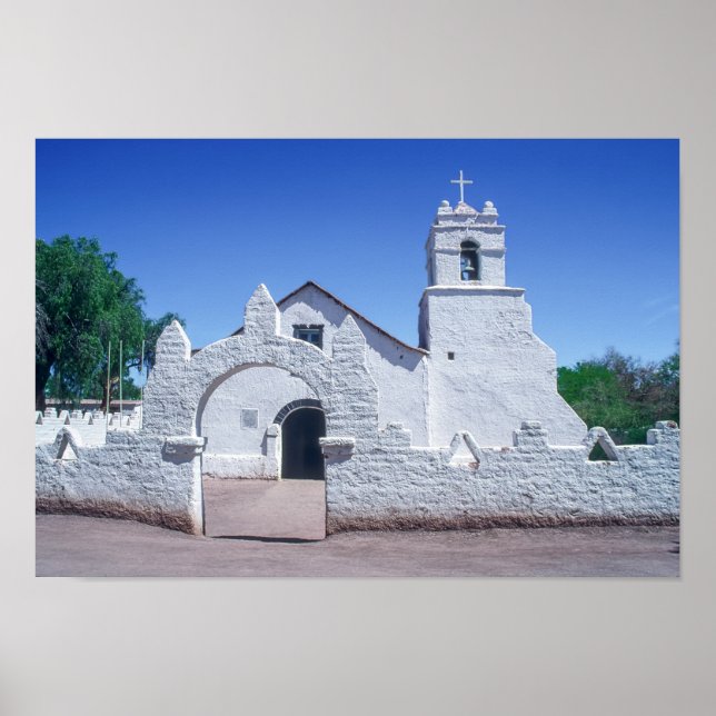 Church of San Pedro de Atacama - Chile Poster (Front)