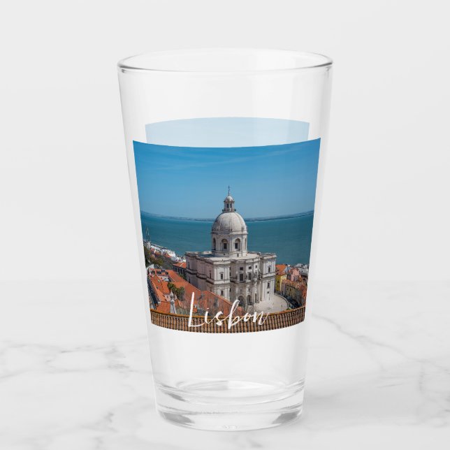 Church of Santa Engracia in Lisbon, Portugal Glass (Front)