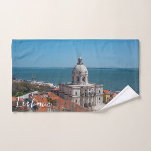 Church of Santa Engracia in Lisbon Portugal Hand Towel