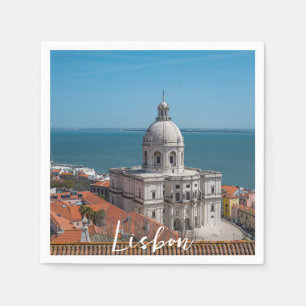 Church of Santa Engracia in Lisbon, Portugal Napkin