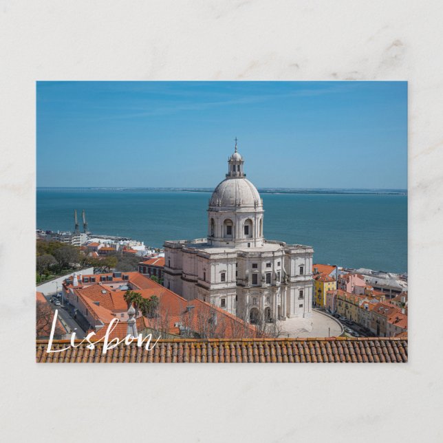 Church of Santa Engracia in Lisbon, Portugal Postcard (Front)