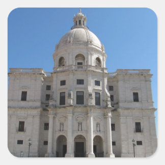 Church of Santa Engracia or National Pantheon Square Sticker