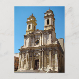Church of Sant'Anna, Cagliari, Sardinia Postcard