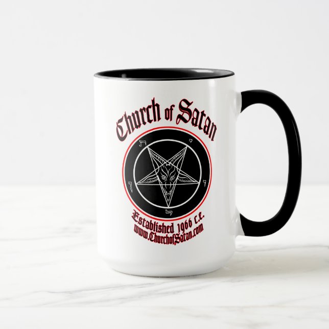 Church of Satan 2-sided mug (Right)