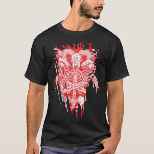 Church of Satan All Hail Goat Satanic Baphomet T-Shirt
