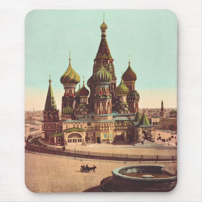 Church of St. Basil, Red Square Moscow Mouse Mat (Front)