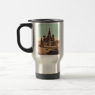 Church of St. Basil, Red Square Moscow Travel Mug