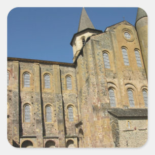 Church of St. Foy, begun c.1050 by Abbot Odolric ( Square Sticker