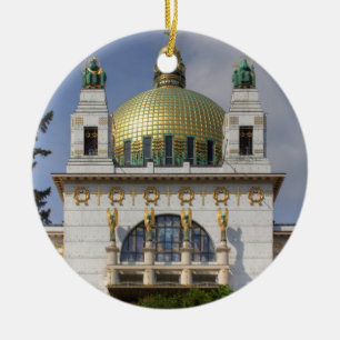 Church of St. Leopold Vienna Austria Ceramic Tree Decoration