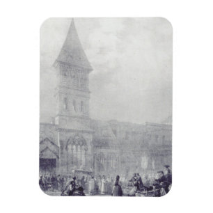 Church of the Abbey of Saint Philibert at Tounus Magnet