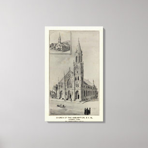 Church of the Assumption, Ansonia, Conn Canvas Print