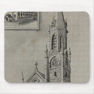 Church of the Assumption, Ansonia, Conn Mouse Mat