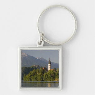 Church of the Assumption on island in Lake Key Ring