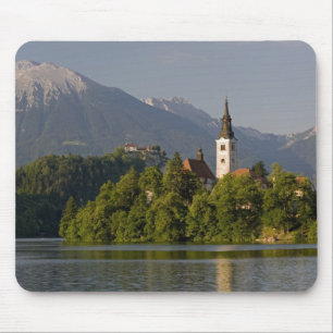 Church of the Assumption on island in Lake Mouse Mat