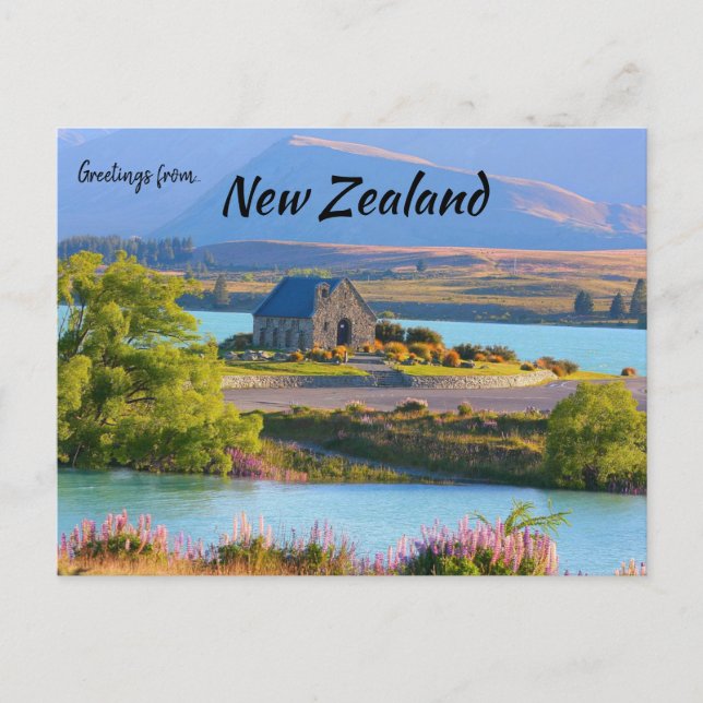 Church of the Good Shepherd New Zealand Postcard (Front)
