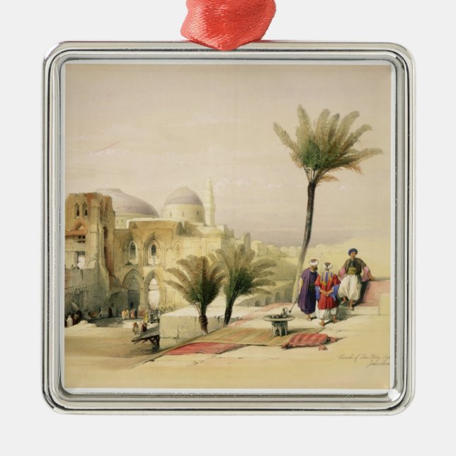 Church of the Holy Sepulchre, Jerusalem, plate 11 Metal Tree Decoration (Front)