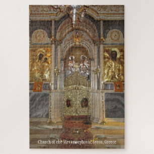 Church of the Metamorphosis, Syros, personalise Jigsaw Puzzle