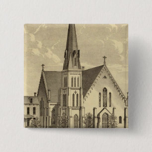 Church of the Sacred Heart East Liberty 15 Cm Square Badge