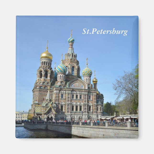 Church of the Saviour on Blood, St.Petersburg Magnet (Front)