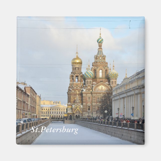 Church of the Saviour on Blood, St.Petersburg Magnet (Front)