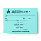 Church offering and tithes envelope with logo