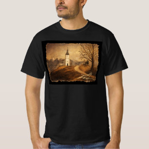 Church on the hill tee - An old mans art