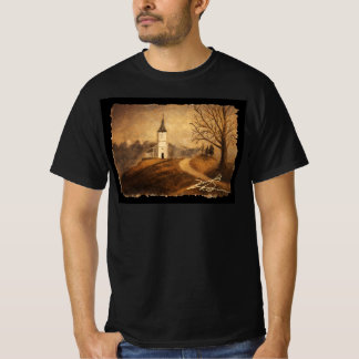 Church on the hill tee - An old mans art