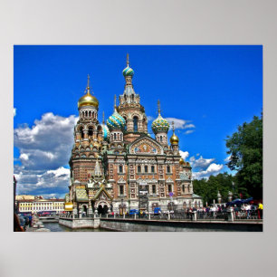 Church on the Spilled Blood Poster