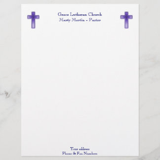 Church or Pastor Letterhead Template