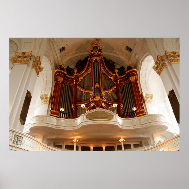 Church Organ Pipes Poster (Front)
