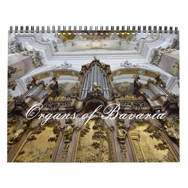 Church organs of Bavaria Calendar (Cover)