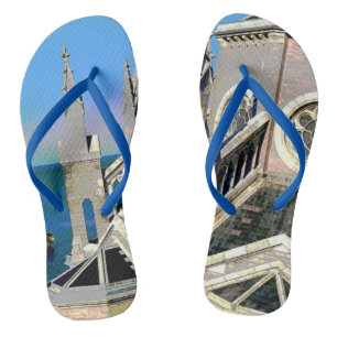 Church Overlooking the Ocean Flip Flops