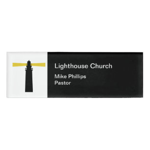Church Pastor And Clergy Name Tags