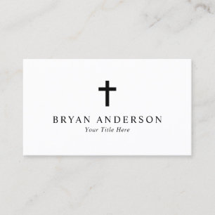 Church Pastor Business Card