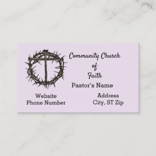 Church/Pastor Business Card