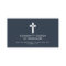 Church Pastor Modern Minimal Religious Cross Navy